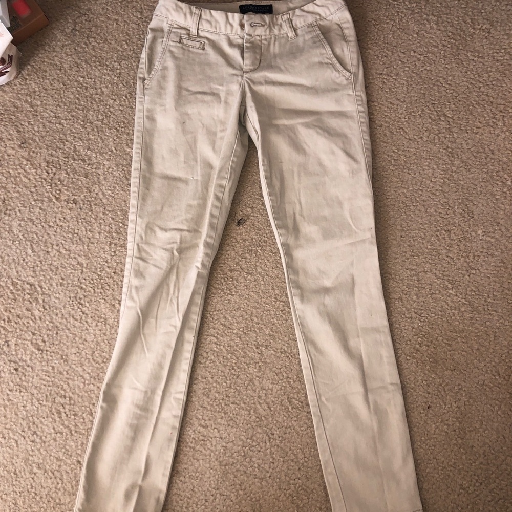 Khaki uniform pants